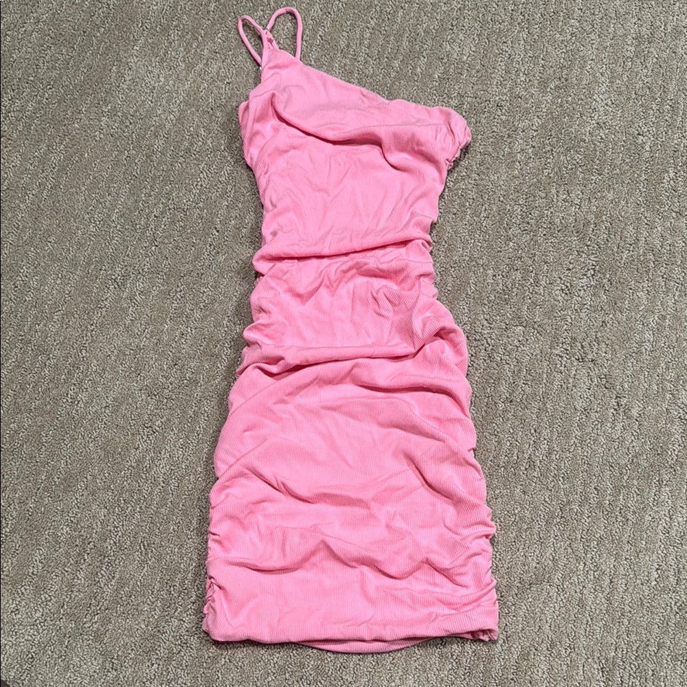 Princess Polly Ruched One-Shoulder Dress